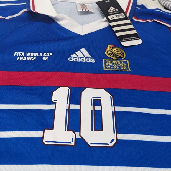 1998 Zidane #10 France World Cup Youth Kit - Picture 5 of 16
